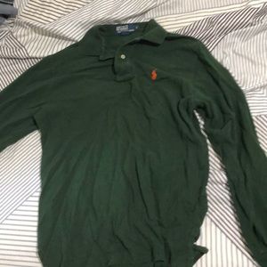 Polo Ralph Lauren Long Sleeve Green Polo
